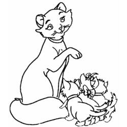 Coloring page: Aristocats (Animation Movies) #26934 - Free Printable Coloring Pages