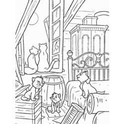 Coloring page: Aristocats (Animation Movies) #26935 - Free Printable Coloring Pages