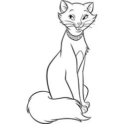 Coloring page: Aristocats (Animation Movies) #26945 - Printable coloring pages