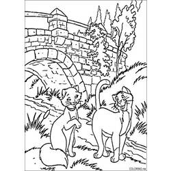 Coloring page: Aristocats (Animation Movies) #26966 - Free Printable Coloring Pages