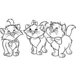 Coloring page: Aristocats (Animation Movies) #26967 - Printable coloring pages