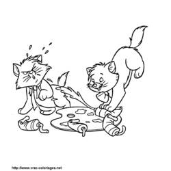 Coloring page: Aristocats (Animation Movies) #26968 - Free Printable Coloring Pages