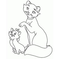 Coloring page: Aristocats (Animation Movies) #26972 - Free Printable Coloring Pages