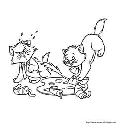 Coloring page: Aristocats (Animation Movies) #26998 - Free Printable Coloring Pages