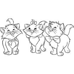 Coloring page: Aristocats (Animation Movies) #27006 - Printable coloring pages
