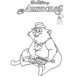 Coloring page: Aristocats (Animation Movies) #27010 - Free Printable Coloring Pages