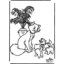 Coloring page: Aristocats (Animation Movies) #27016 - Free Printable Coloring Pages