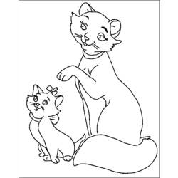 Coloring page: Aristocats (Animation Movies) #27020 - Free Printable Coloring Pages