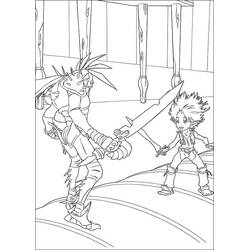 Coloring page: Arthur and the Minimoys (Animation Movies) #199661 - Free Printable Coloring Pages