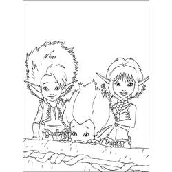 Coloring page: Arthur and the Minimoys (Animation Movies) #199673 - Free Printable Coloring Pages
