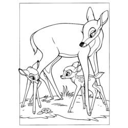 Coloring page: Bambi (Animation Movies) #128512 - Free Printable Coloring Pages