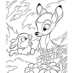 Coloring page: Bambi (Animation Movies) #128524 - Printable coloring pages