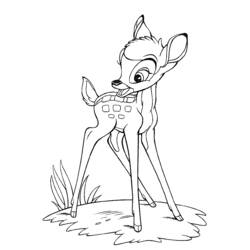 Coloring page: Bambi (Animation Movies) #128531 - Free Printable Coloring Pages