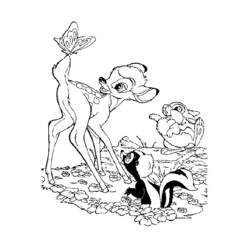 Coloring page: Bambi (Animation Movies) #128537 - Free Printable Coloring Pages