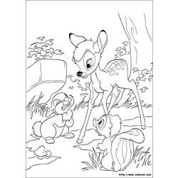 Coloring page: Bambi (Animation Movies) #128541 - Free Printable Coloring Pages