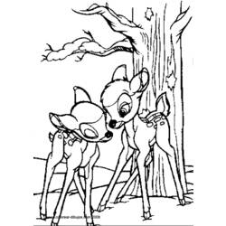 Coloring page: Bambi (Animation Movies) #128543 - Free Printable Coloring Pages