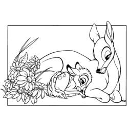 Coloring page: Bambi (Animation Movies) #128549 - Free Printable Coloring Pages
