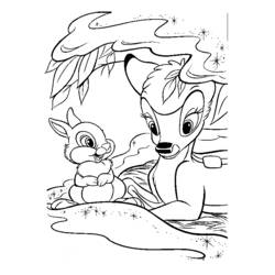 Coloring page: Bambi (Animation Movies) #128557 - Free Printable Coloring Pages