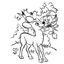 Coloring page: Bambi (Animation Movies) #128566 - Free Printable Coloring Pages