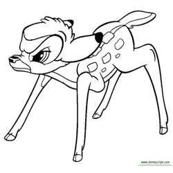 Coloring page: Bambi (Animation Movies) #128573 - Free Printable Coloring Pages