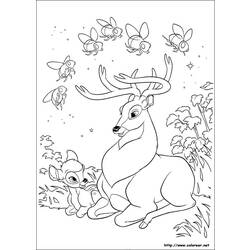 Coloring page: Bambi (Animation Movies) #128581 - Printable coloring pages
