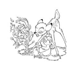 Coloring page: Bambi (Animation Movies) #128591 - Free Printable Coloring Pages