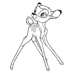 Coloring page: Bambi (Animation Movies) #128593 - Free Printable Coloring Pages