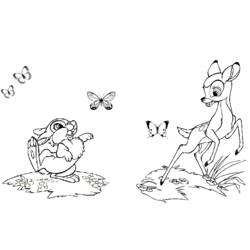 Coloring page: Bambi (Animation Movies) #128594 - Free Printable Coloring Pages