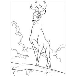 Coloring page: Bambi (Animation Movies) #128595 - Printable coloring pages