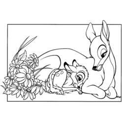 Coloring page: Bambi (Animation Movies) #128601 - Free Printable Coloring Pages