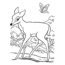Coloring page: Bambi (Animation Movies) #128604 - Free Printable Coloring Pages