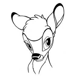 Coloring page: Bambi (Animation Movies) #128614 - Printable coloring pages