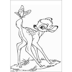 Coloring page: Bambi (Animation Movies) #128624 - Free Printable Coloring Pages