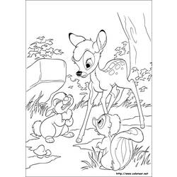 Coloring page: Bambi (Animation Movies) #128629 - Free Printable Coloring Pages