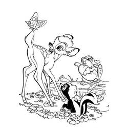 Coloring page: Bambi (Animation Movies) #128648 - Free Printable Coloring Pages