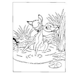 Coloring page: Bambi (Animation Movies) #128652 - Free Printable Coloring Pages