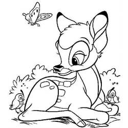 Coloring page: Bambi (Animation Movies) #128671 - Printable coloring pages
