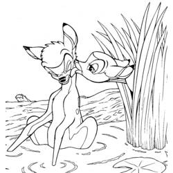 Coloring page: Bambi (Animation Movies) #128672 - Printable coloring pages