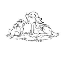 Coloring page: Bambi (Animation Movies) #128675 - Free Printable Coloring Pages