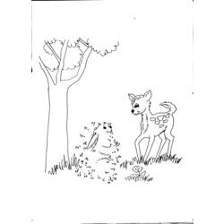 Coloring page: Bambi (Animation Movies) #128679 - Free Printable Coloring Pages