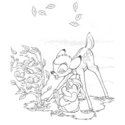 Coloring page: Bambi (Animation Movies) #128681 - Free Printable Coloring Pages