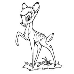 Coloring page: Bambi (Animation Movies) #128688 - Printable coloring pages