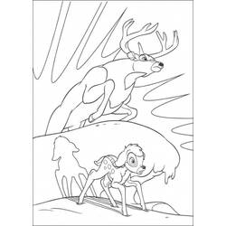 Coloring page: Bambi (Animation Movies) #128696 - Free Printable Coloring Pages