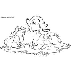 Coloring page: Bambi (Animation Movies) #128714 - Printable coloring pages