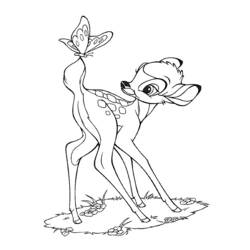 Coloring page: Bambi (Animation Movies) #128721 - Free Printable Coloring Pages