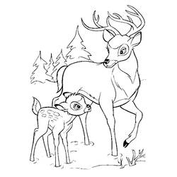 Coloring page: Bambi (Animation Movies) #128725 - Free Printable Coloring Pages