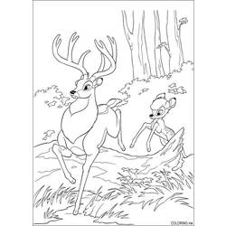 Coloring page: Bambi (Animation Movies) #128733 - Free Printable Coloring Pages