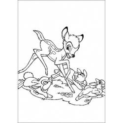 Coloring page: Bambi (Animation Movies) #128734 - Free Printable Coloring Pages