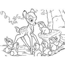 Coloring page: Bambi (Animation Movies) #128735 - Free Printable Coloring Pages