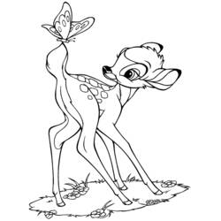 Coloring page: Bambi (Animation Movies) #128738 - Free Printable Coloring Pages